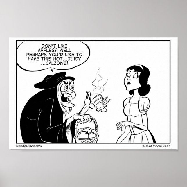 Poster Poison Calzone Quotidien Doodle Imprimer (Devant)