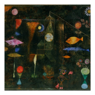 Poster Poisson magique - Paul Klee