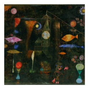 Poster Poisson magique - Paul Klee