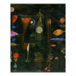 Poster Poisson magique - Paul Klee