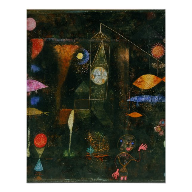 Poster Poisson magique - Paul Klee (Devant)