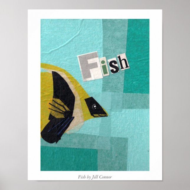 Poster Poisson par Jill Connor (Devant)