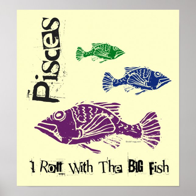 Poster Poissons Big Fish Zodiac (Devant)