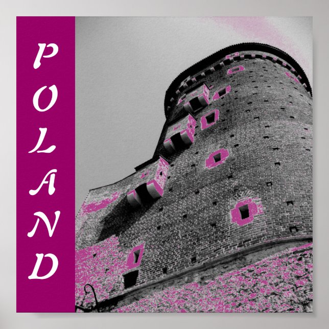Poster Poland Castle (Devant)