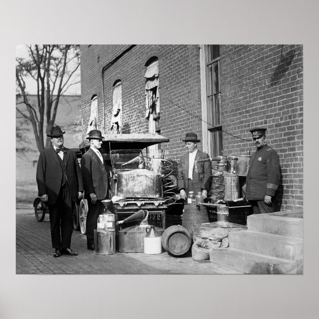 Poster Police avec prise de vue fixe confisquée, 1922. Ph (Devant)