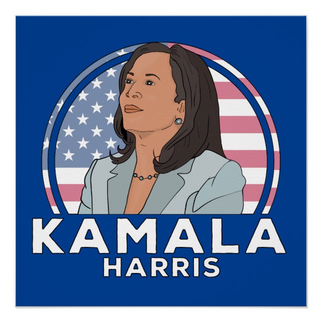 Poster Politique Kamala Harris (Devant)