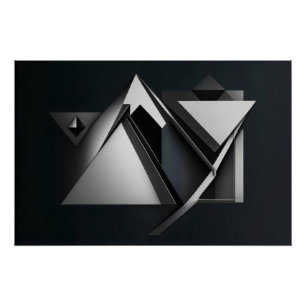 Poster Polygons - Recouvrements précis