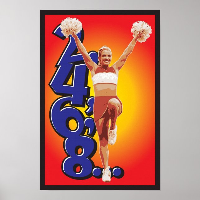 Poster pom-pom girl (Devant)