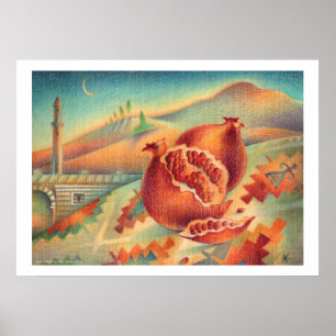 Poster Pomegranate Art Print