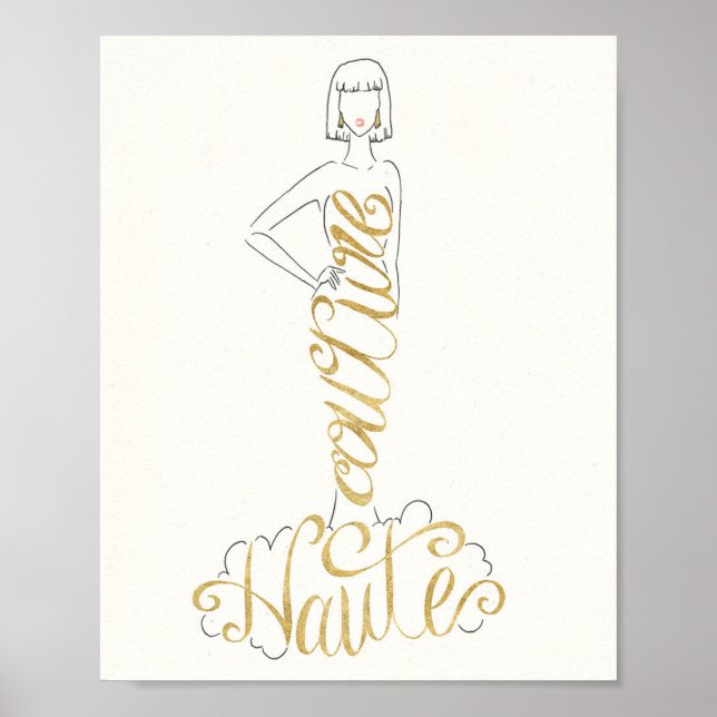 Poster Pomme sauvage | Stylish Sayings - Couture Haute Ro (Devant)