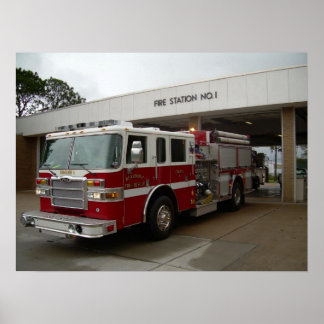 Poster Pompiers de Beaumont