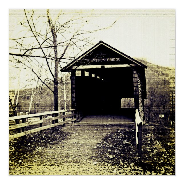 Poster Pont couvert (Devant)