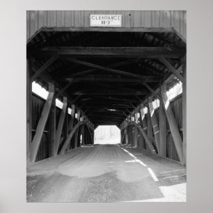 Poster Pont couvert brut