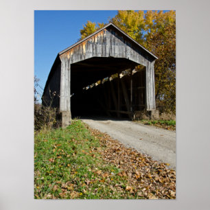 Poster Pont couvert de Nevins Comté de Parke Indiana