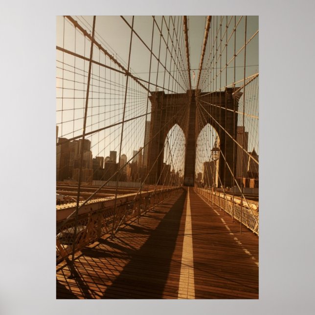 Poster Pont de Brooklyn. (Devant)