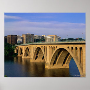 Poster Pont de Francis Scott Key en journée