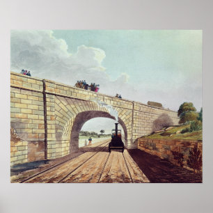 Poster Pont, de 'Liverpool and Manchester Railway'