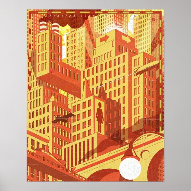 Poster Pont de ville (Devant)