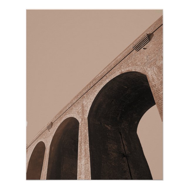 Poster Pont des Hauts - Brown (Devant)