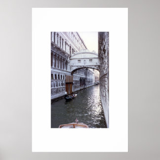 Poster Pont des Soupirs - Venise Italie