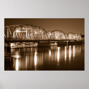 Poster pont du comté de Door le Wisconsin