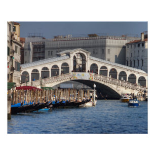 Poster Pont du Rialto Venise Italie