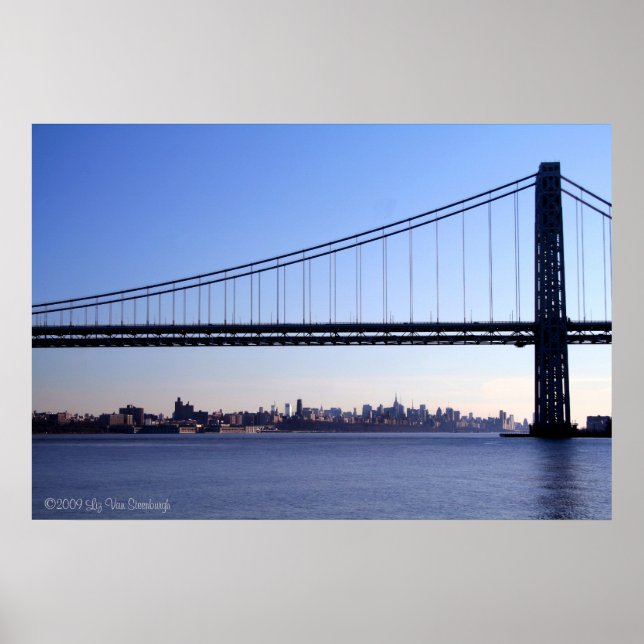 Poster Pont et NY Skyline Print (Devant)