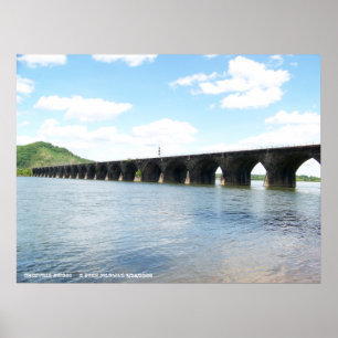 Poster Pont ferroviaire Rockville Stone Masonry Arch
