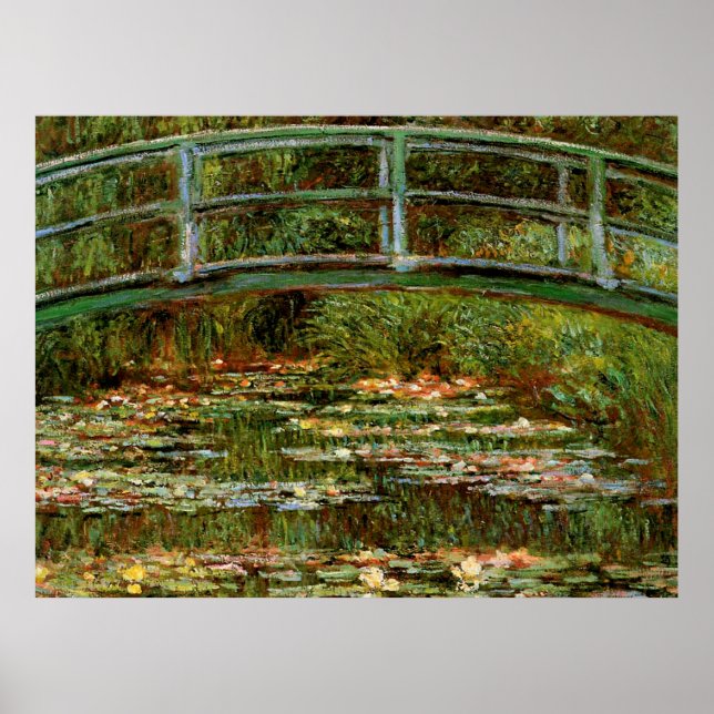 Poster Pont Japonais de Monet Art Français (Devant)