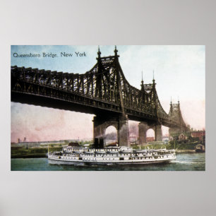 Poster Pont Queensboro, New York