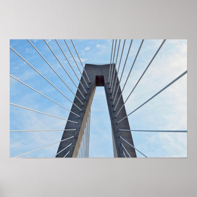 Poster Pont Ravenel, Charleston, Caroline du Sud (Devant)
