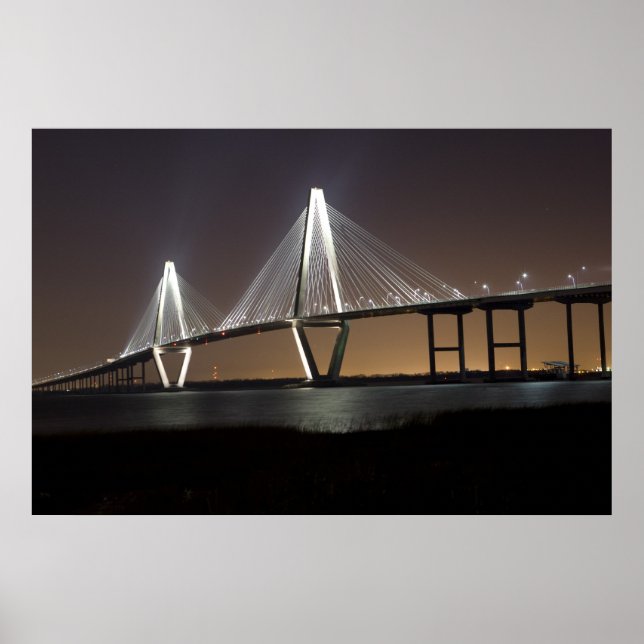 Poster Pont Ravenel La Nuit (Devant)
