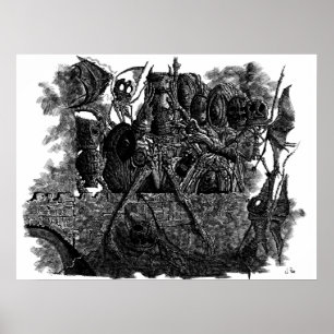 Poster Pont sombre Imprimer par Jred