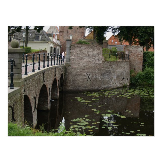 Poster Pont, village de Dutch (Devant)