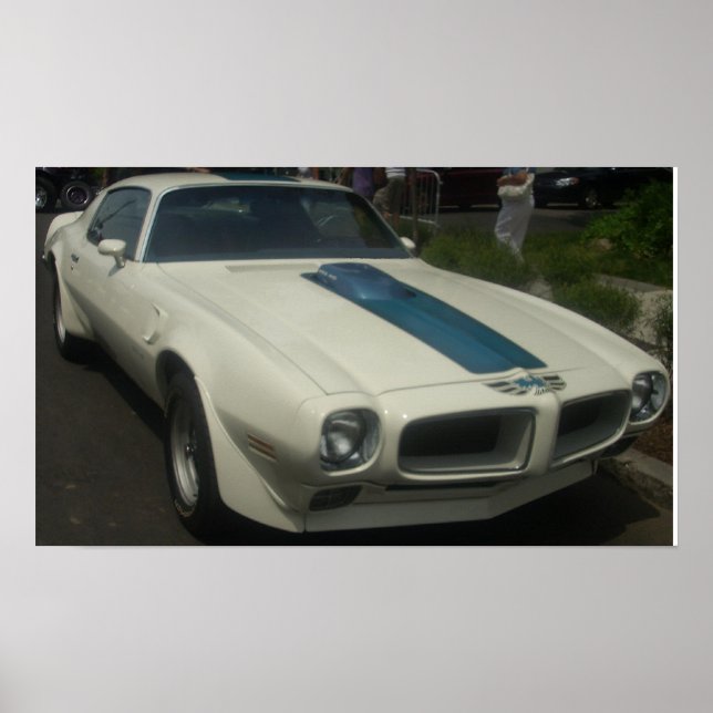 Poster Pontiac Trans Am Hardtop 1971 (Devant)