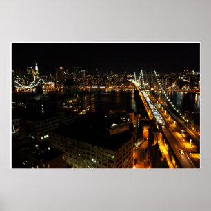 Poster Ponts nocturnes