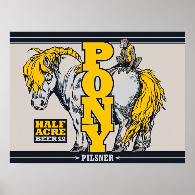 Poster Pony Pilsner (Devant)