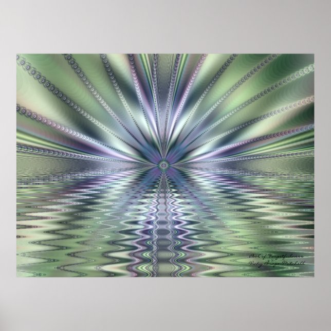 Poster Pool d'oubli de l'art Abstrait (Devant)