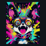 Poster Pop Art Anime Chihuahua Dog 001 - Victoria Sasuke<br><div class="desc">[ Peintures d'art de haute qualité ] ● Acrylique sur papier ● 8.000~10.000pixel ● 500dpi ⇢ Victoria Sasuke ♥ Illustrateur qui aime les dessins animés japonais et les chiens de Kawaii. Elle dessine des chiens joyeux et expressifs dans un style coloré et POP. Ces peintures vont égayer votre quotidien.</div>