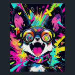 Poster Pop Art Anime Chihuahua Dog 001 - Victoria Sasuke<br><div class="desc">[ Peintures d'art de haute qualité ] ● Acrylique sur papier ● 8.000~10.000pixel ● 500dpi ⇢ Victoria Sasuke ♥ Illustrateur qui aime les dessins animés japonais et les chiens de Kawaii. Elle dessine des chiens joyeux et expressifs dans un style coloré et POP. Ces peintures vont égayer votre quotidien.</div>