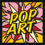 Poster POP ART Fun Retro Comic Book Pop Art<br><div class="desc">A fun,  cool and trendy retro comic book pop art-inspired design that puts the wham,  zap,  pow into your day. The perfect gift for superheroes,  your friends,  family or as a treat to yourself. Designed by ComicBookPop© at www.zazzle.com/comicbookpop*</div>