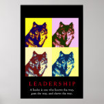 Poster Pop Art Inspiration Leadership Wolf<br><div class="desc">Wolves Digital Artwork - Wolf Silhouette Ordinateur Animal Art - College Wild Animaux Ordinateur Images</div>