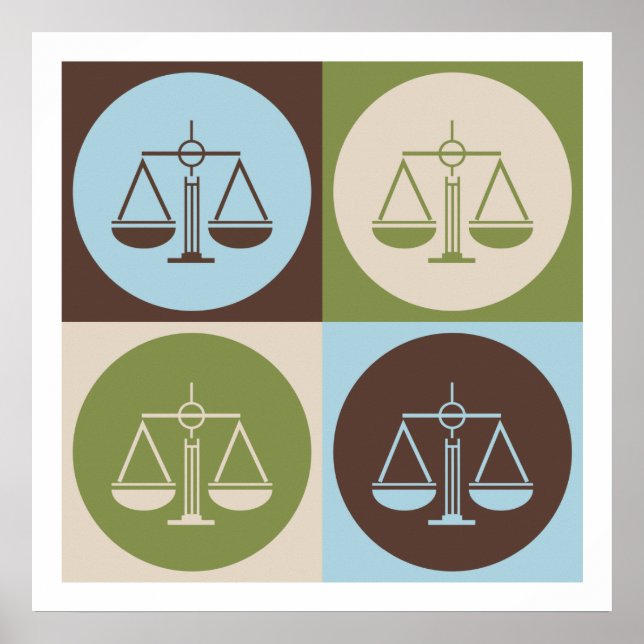 Poster Pop Art - Justice pénale (Devant)