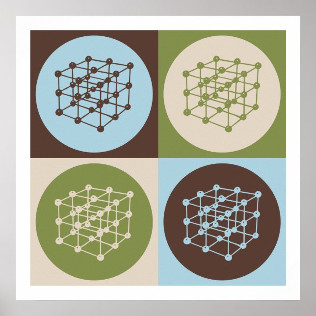 Poster Pop Art Matériaux Ingénierie (Devant)