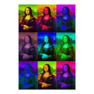 Poster Pop Art Mona Lisa