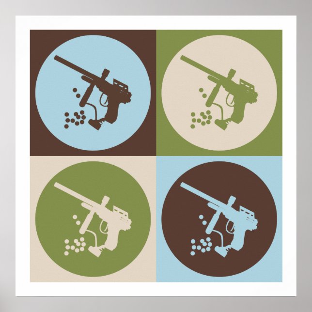 Poster Pop Art Peinture (Devant)