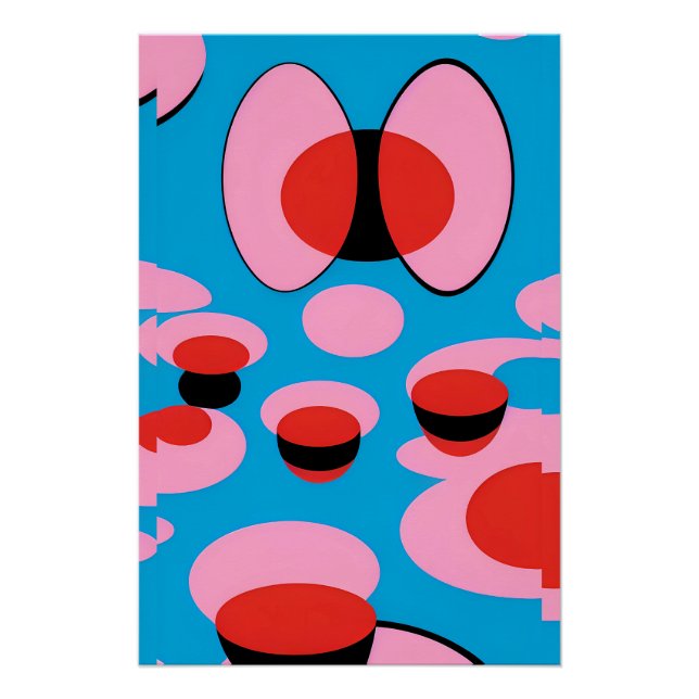 Poster Pop minimaliste de rêve (Devant)