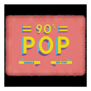 Poster Pop Rétro des Années 90