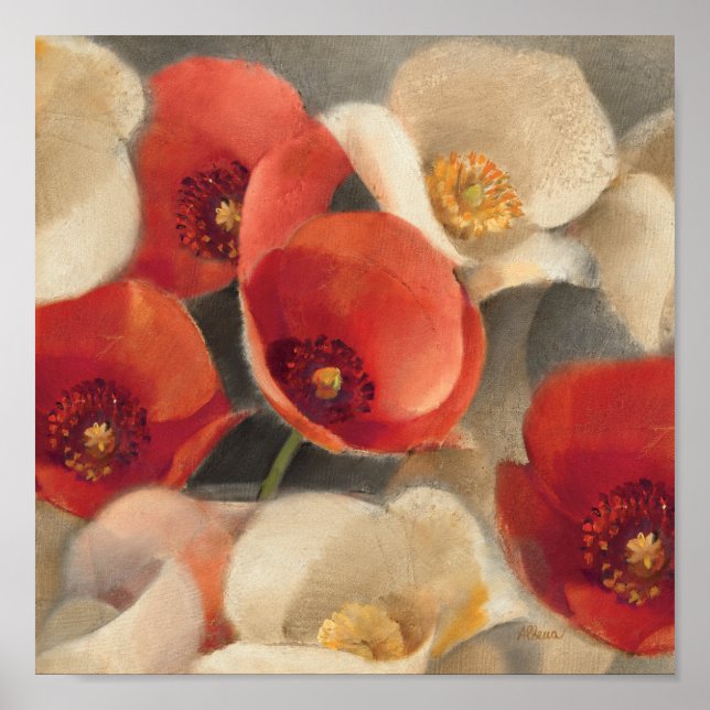 Poster Poppies en pleine floraison (Devant)