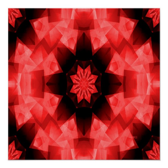 Poster Poppy Red Star.. (Devant)